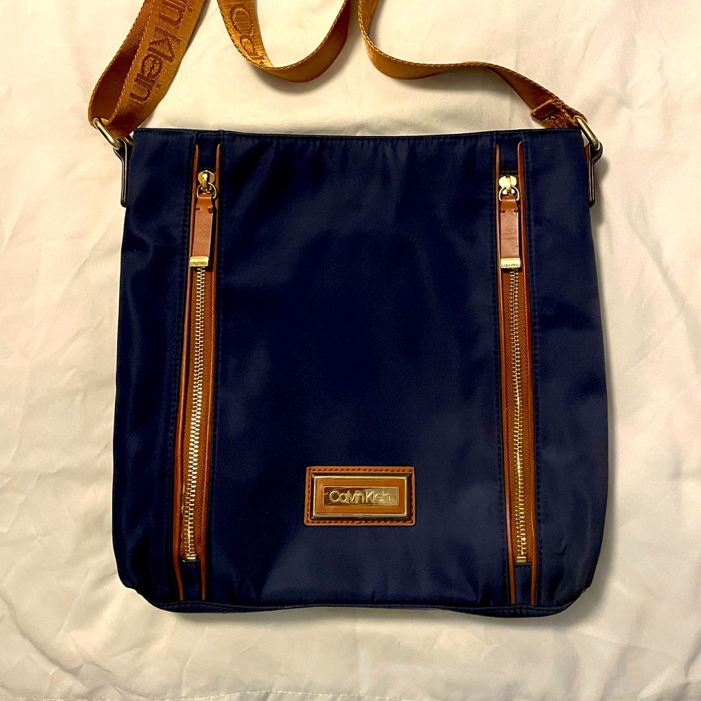 CALVIN KLEIN Nylon Crossbody Tote Bag